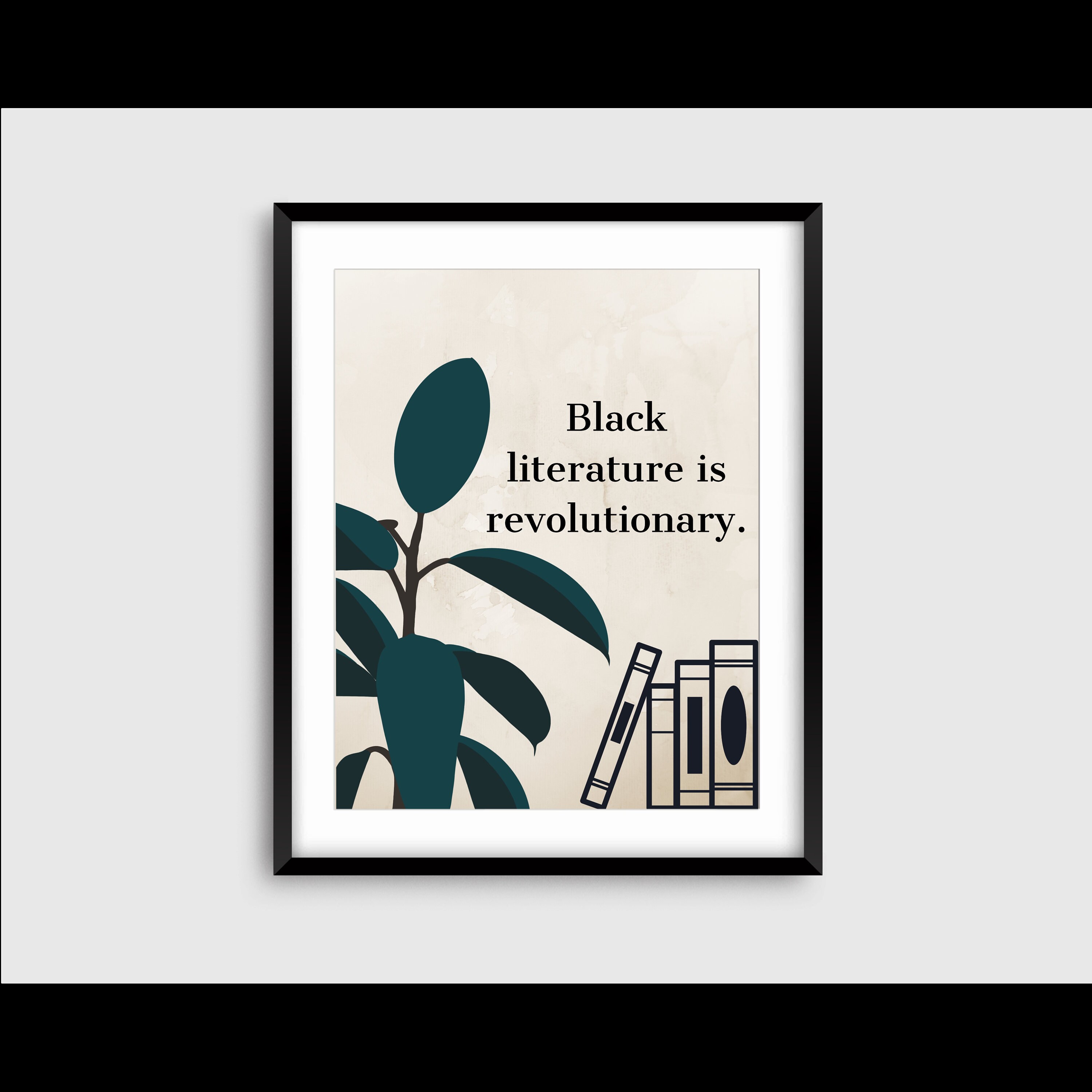 Black Literature Printable Wall Art Black Authors Art Prints | Etsy