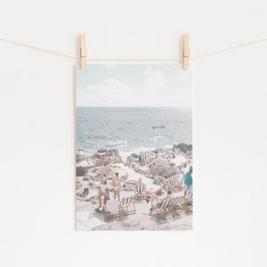 Strand Print, Strandschirm Print, Strand Digital Poster, French Riviera Print, druckbare Wandkunst, Digitaldrucke Bild 7