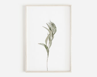 Lövtryck Väggkonst, Gröna lövtryck, Botaniskt tryck, Växttryck, Grenartryck Fotokonst, Botanisk konst, Utskrivbart löv, Växtposter