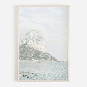Seaside Cliff Wall Art, Beach Wall Art, Ocean Print, Sea Poster, Coastal Rock Print, Modern Coastal Print, Digital Download, Printable Beach