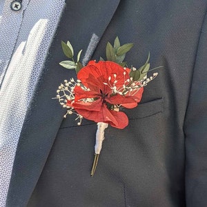 Trouw knoopsgat in natuurlijke bloemen