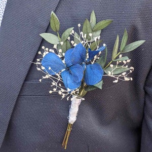 Wedding buttonhole real eternal flowers