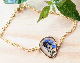 Pulsera de resina Real Myosotis - No me olvides