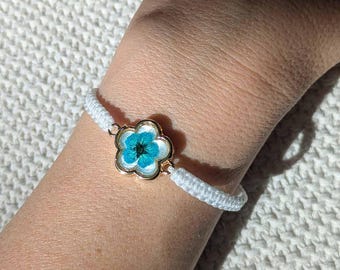 リアルレジンフラワーブレスレット - Etsy 日本