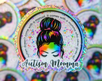 Autism Momma Sticker
