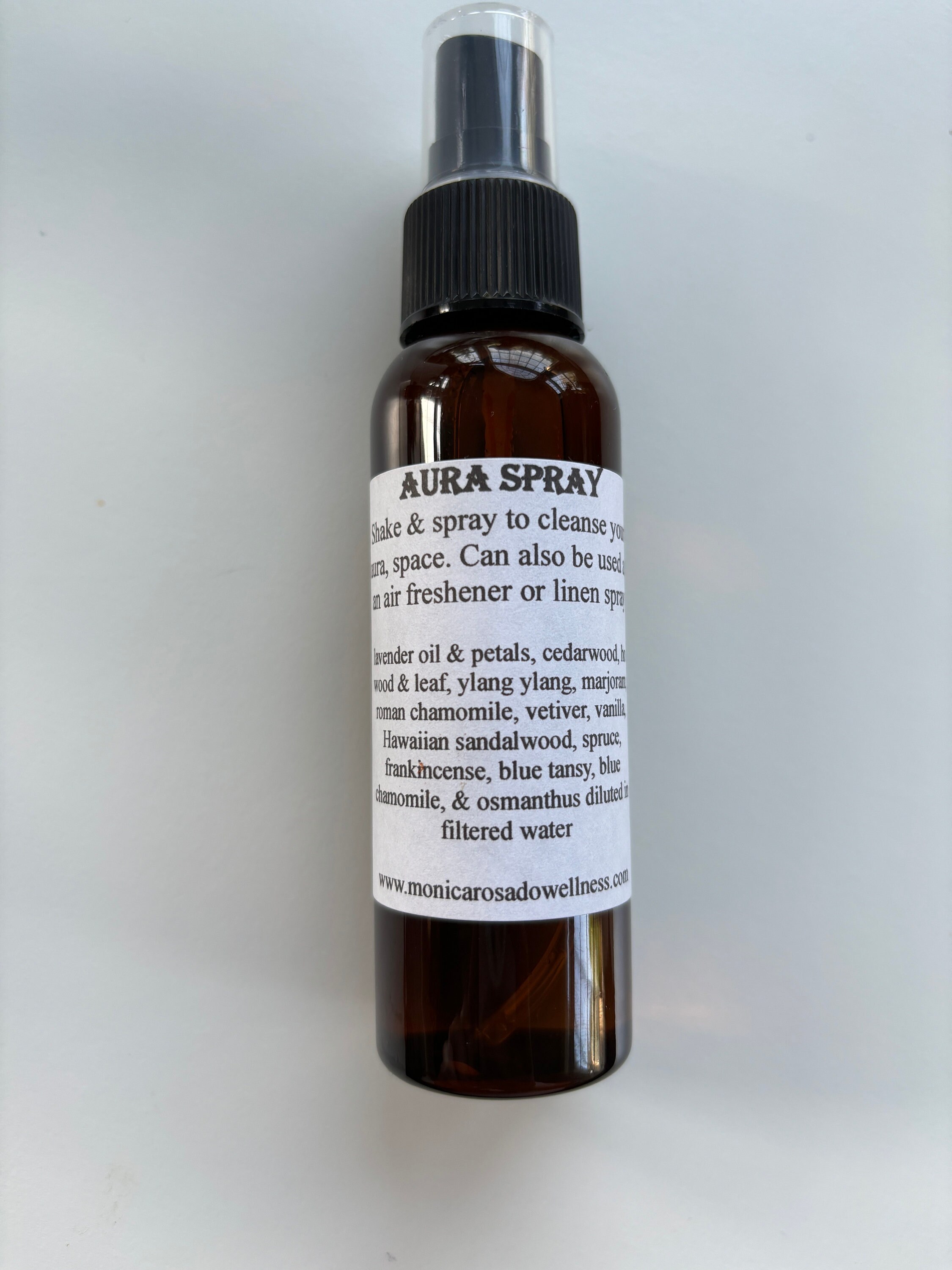 Aura Cleansing Spray: Essential Oils, Linen & Air Freshener (2oz)