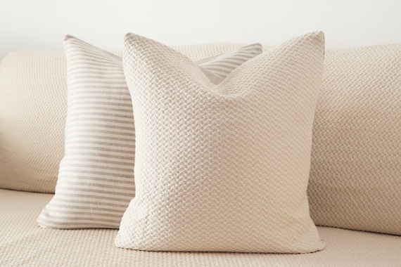 Oatmeal cushion covers outlet