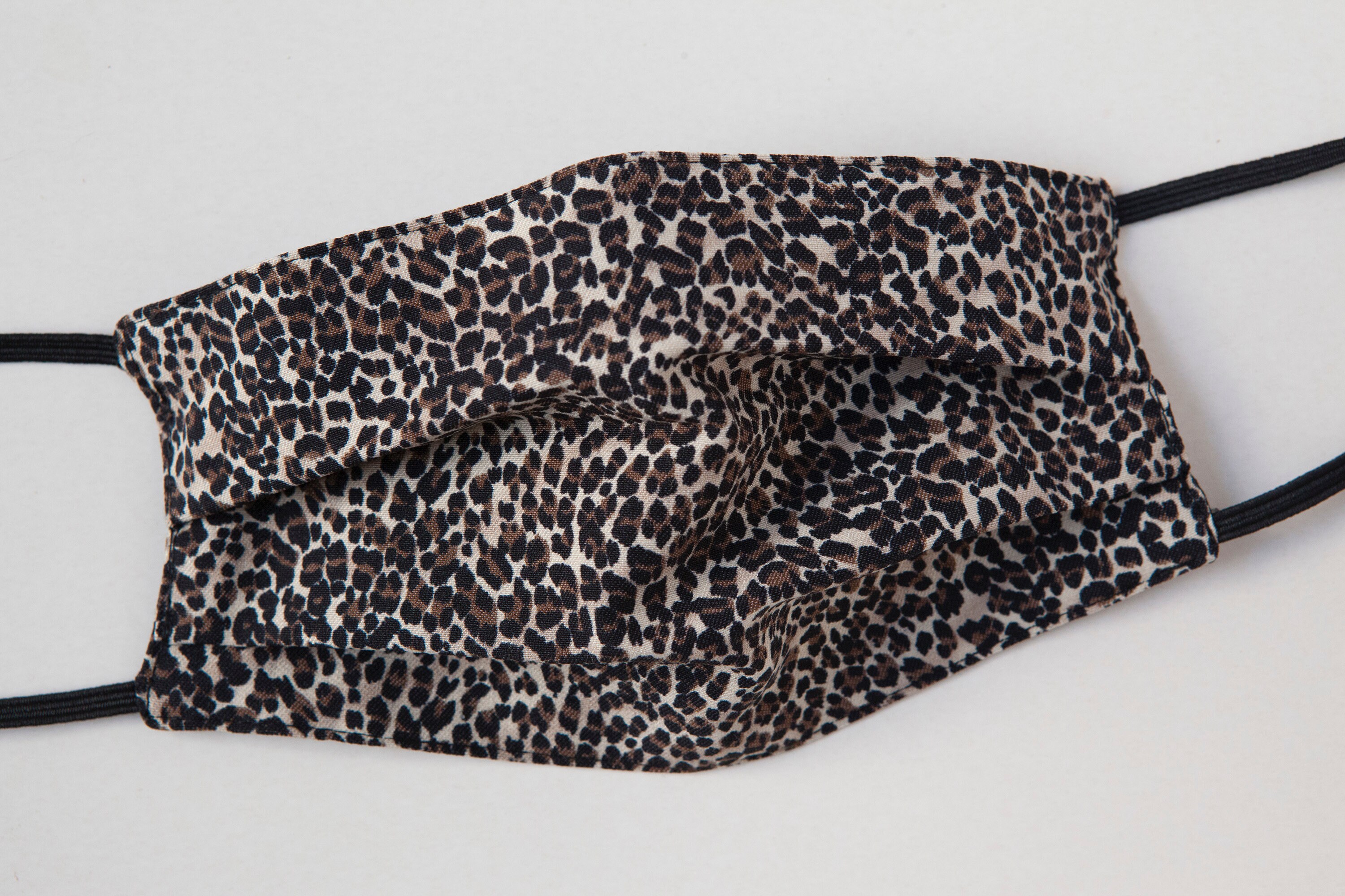 Leopard Face Mask Cotton Women's Teens Men's With Nose Wire
