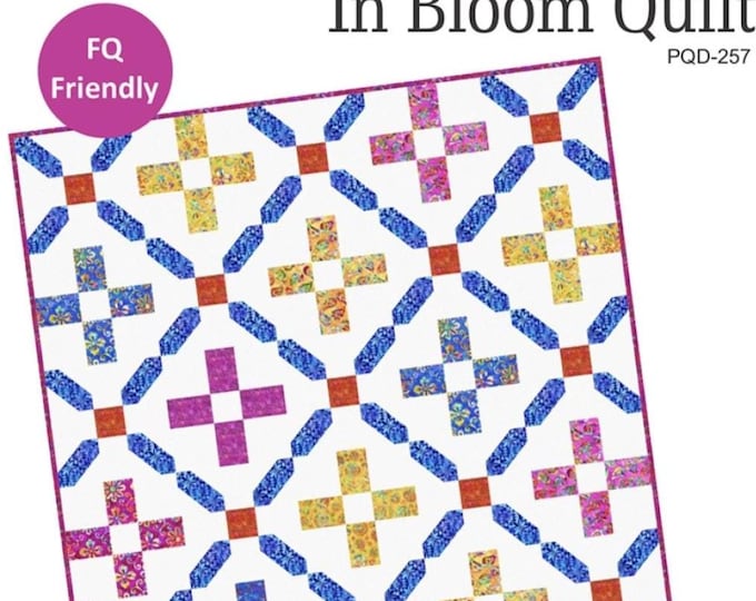 In Bloom Quilt Pattern by Poorhouse Quilt Designs, PQD-257