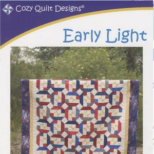 Early Light Quilt Pattern by Daniela Stout for Cozy Quilt Designs, CQD01081