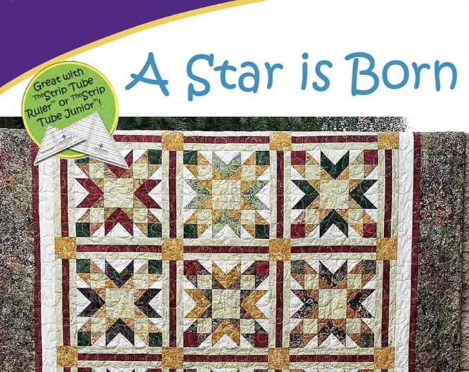 A Star is Born Quilt Pattern, CQD01187