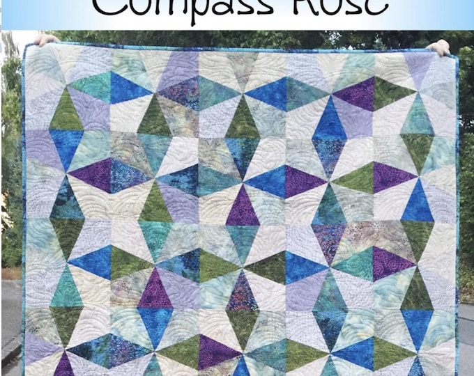 Compass Rose Quilt Pattern, P439