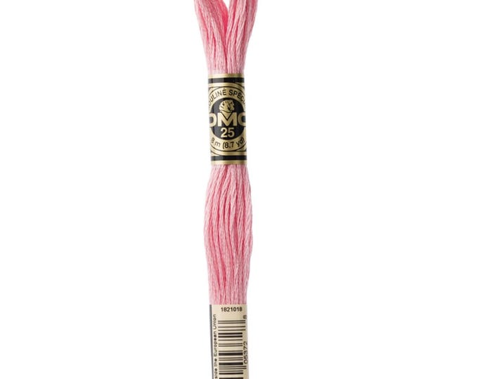 DMC 3326 - Light Rose 6 Strand Embroidery Floss 100% Cotton 8.7 Yards Per Skein