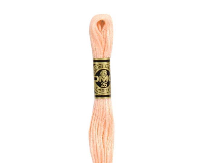 DMC 20 - Shrimp, 6 Strand Embroidery Floss 100% Cotton 8.7 Yards Per Skein