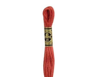 DMC 22 - Alizarin, 6 Strand Embroidery Floss 100% Cotton 8.7 Yards Per Skein