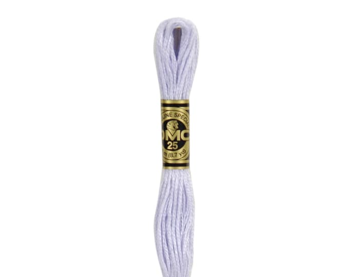 DMC 26 - Pale Lavender, 6 Strand Embroidery Floss 100% Cotton 8.7 Yards Per Skein