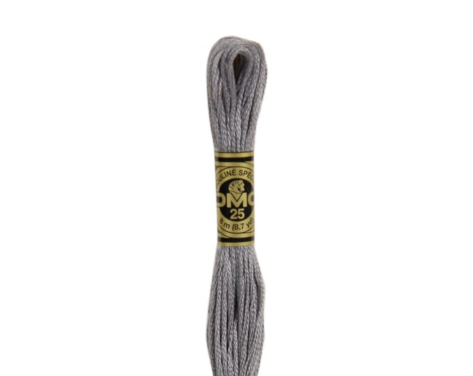 DMC 04 - Dark Tin, 6 Strand Embroidery Floss 100% Cotton 8.7 Yards Per Skein