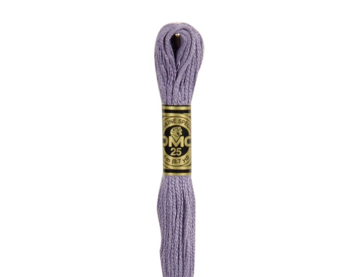 DMC 28 - Medium Light Eggplant, 6 Strand Embroidery Floss 100% Cotton 8.7 Yards Per Skein