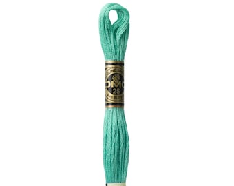 DMC 959 - Medium Sea Green, 6 Strand Embroidery Floss 100% Cotton 8.7 Yards Per Skein