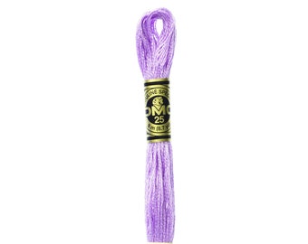 DMC  210 - Medium Lavender, 6 Strand Embroidery Floss 100% Cotton 8.7 Yards Per Skein