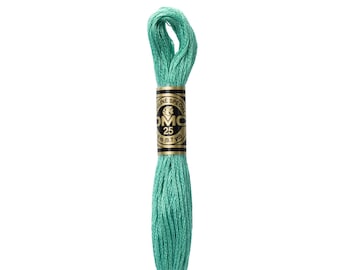 DMC 992 - Light Aquamarine, 6 Strand Embroidery Floss 100% Cotton 8.7 Yards Per Skein