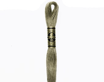 DMC 3032 - Medium Mocha Brown, 6 Strand Embroidery Floss 100% Cotton 8.7 Yards Per Skein