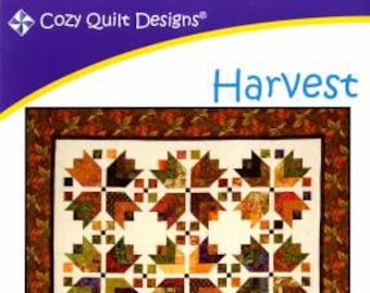 Harvest Quilt Pattern by Daniela Stout for Cozy Quilt Designs, CQD01034