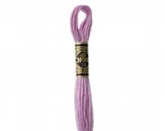 DMC 153 - Very Light Violet, 6 Strand Embroidery Floss 100% Cotton 8.7 Yards Per Skein