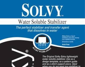 Sulky Solvy Lightweight Water Soluble Stabilizer 20in x 1 yd - 486-01