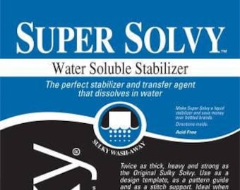 Sulky Super Solvy Medium Weight Water Soluble Stabilizer 20in x 1 yd - 405-01