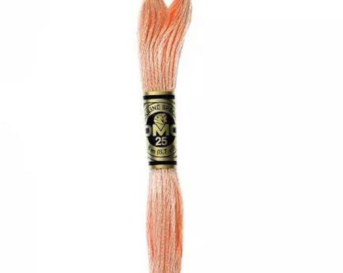 DMC  353 - Peach, 6 Strand Embroidery Floss 100% Cotton 8.7 Yards Per Skein
