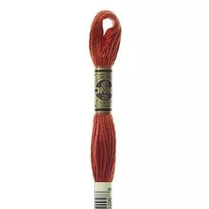DMC 920 - Medium Copper, 6 Strand Embroidery Floss 100% Cotton 8.7 Yards Per Skein