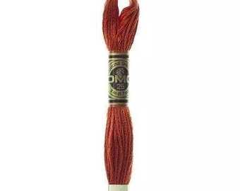 DMC 920 - Medium Copper, 6 Strand Embroidery Floss 100% Cotton 8.7 Yards Per Skein
