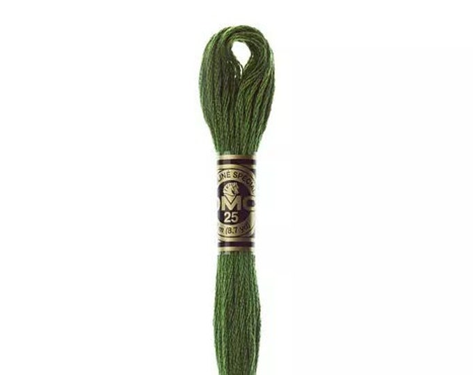 DMC 904 - Very Dark Parrot Green, 6 Strand Embroidery Floss 100% Cotton 8.7 Yards Per Skein