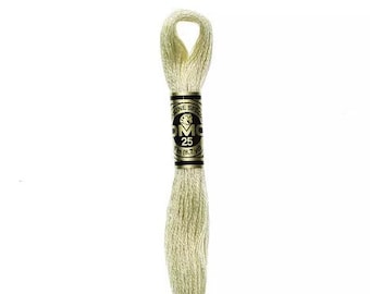 DMC 3047 - Light Yellow Beige, 6 Strand Embroidery Floss 100% Cotton 8.7 Yards Per Skein