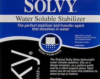 Sulky Solvy Lightweight Water Soluble Stabilizer 20in x 1 yd - 486-01