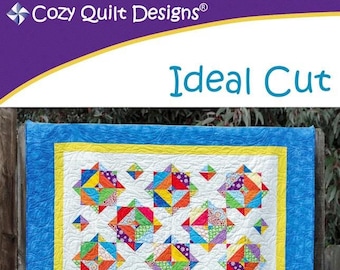 Ideal Cut Quilt Pattern by Daniela Stout for Cozy Quilt Designs, CQD01141