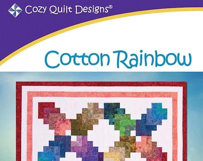 Cotton Rainbow Quilt Pattern by Georgette Dell'Orco for Cozy Quilt Designs, SRR-CR
