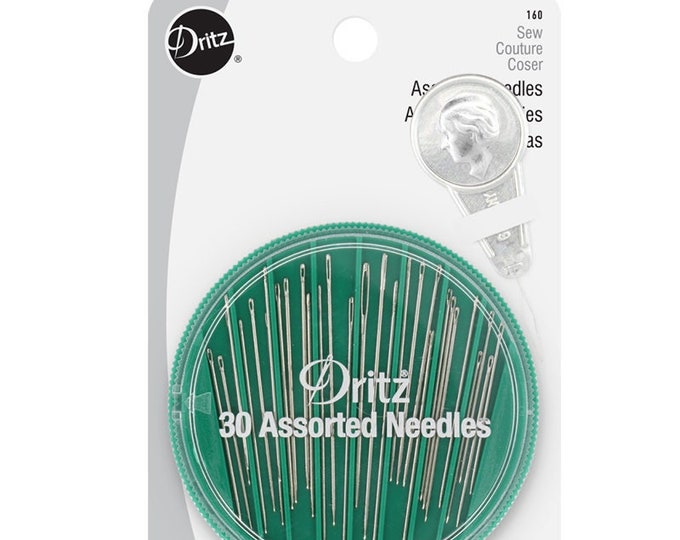 Prym Dritz Assorted Hand Needles with Threader in Dispenser 30ct # 160