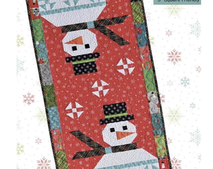Mr. Frosty Runner Pattern by Heather Peterson, P154-MRFROSTY