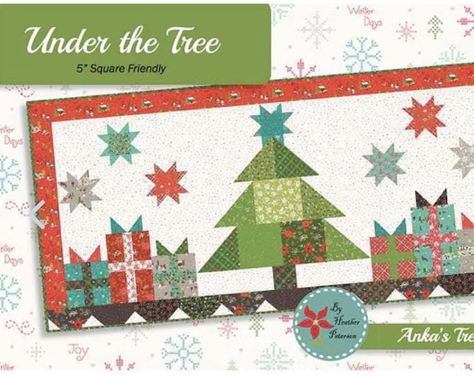 Under the Tree Runner Pattern by Heather Peterson of Anka's Treasures, P154-Under the Tree