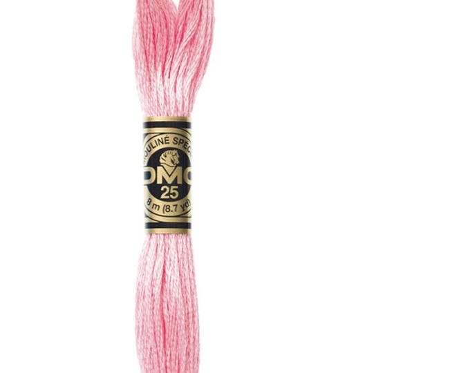 DMC 776 - Medium Pink 6 Strand Embroidery Floss 100% Cotton 8.7 Yards Per Skein