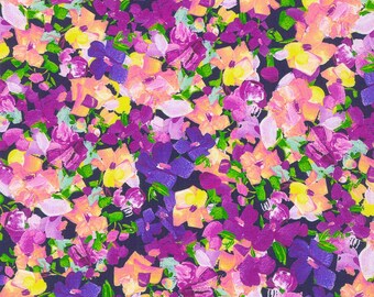 Painterly Petals - Meadow Park, 100% Cotton, SRKD-22275-269