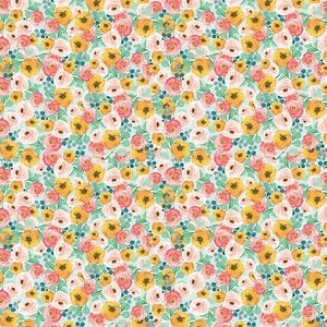 Spring Gardens Floral Sky von My Minds Eye von für Riley Blake, C14112-SKY