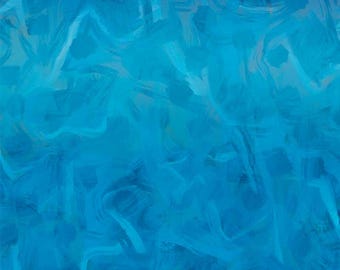 Spring In The Northwoods Painted Texture Blender Blue, 100% Cotton, SINW 5421 B