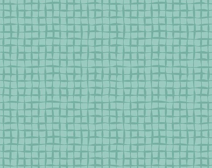 Happy at Home Plaid Teal by Tara Reed for Riley Blake Designs, 100% Fine Cotton, C13705-Teal