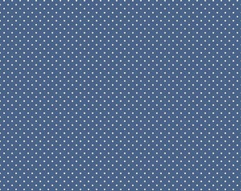 Swiss Dot Denim, 100% Cotton, C670-DENIM