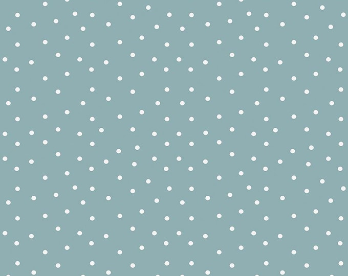 Sketchbook Dots Dusty Blue by Lisa Audit for Riley Blake Designs, 100% Cotton, C17526-Dusty Blue