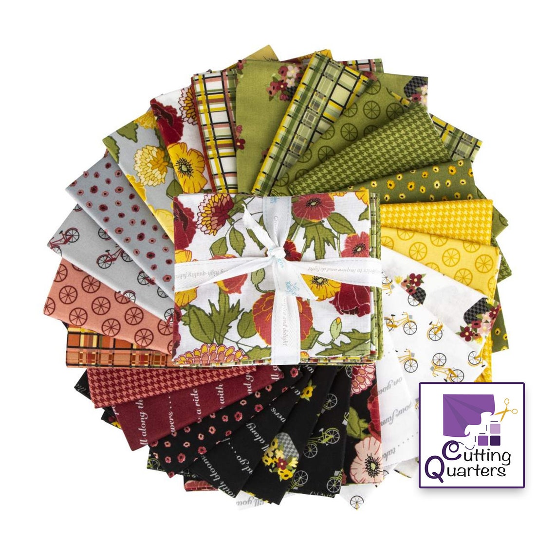 Riley Blake Petals & Pedals 24piece Fat Quarter Bundle by Etsy