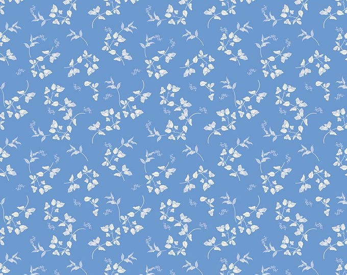 Penelope Stems Blue by Riley Blake, 100 % Cotton, C16641-BLUE